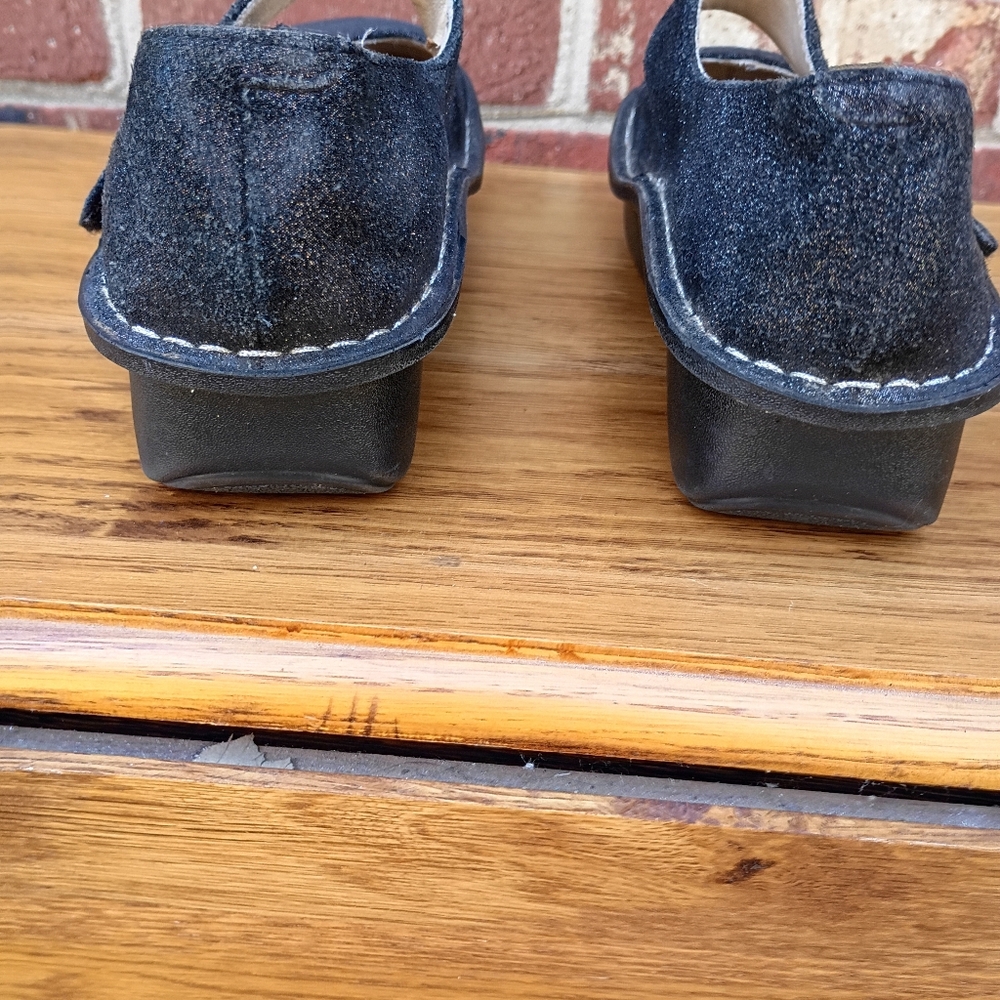 ALEGRIA SZ 38 SZ 7.5-8 PALOMA SHIMMERY LEATHER SCUFF FREE LEATHER BEAUTIES - Picture 4 of 8